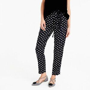 J. Crew Crepe Cropped Star Print Pants Sz 4